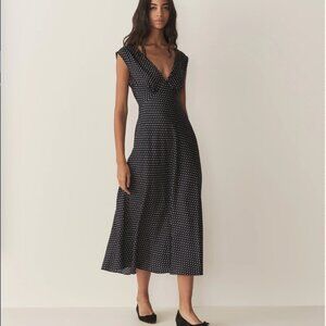 Doen Tahlia Dress in Hepburn Dot NWT
